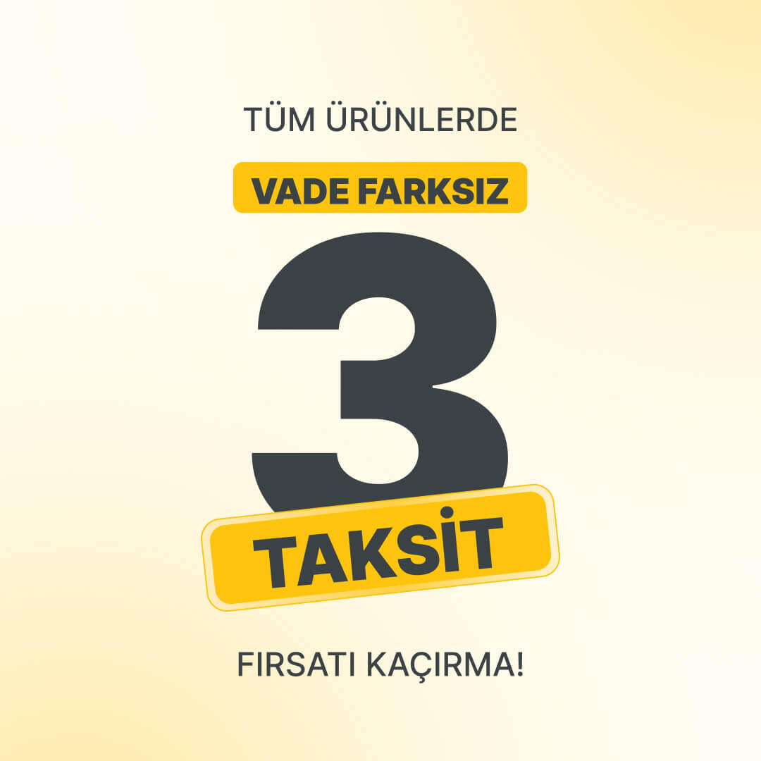 Peşin Fiyatına 3 Taksit