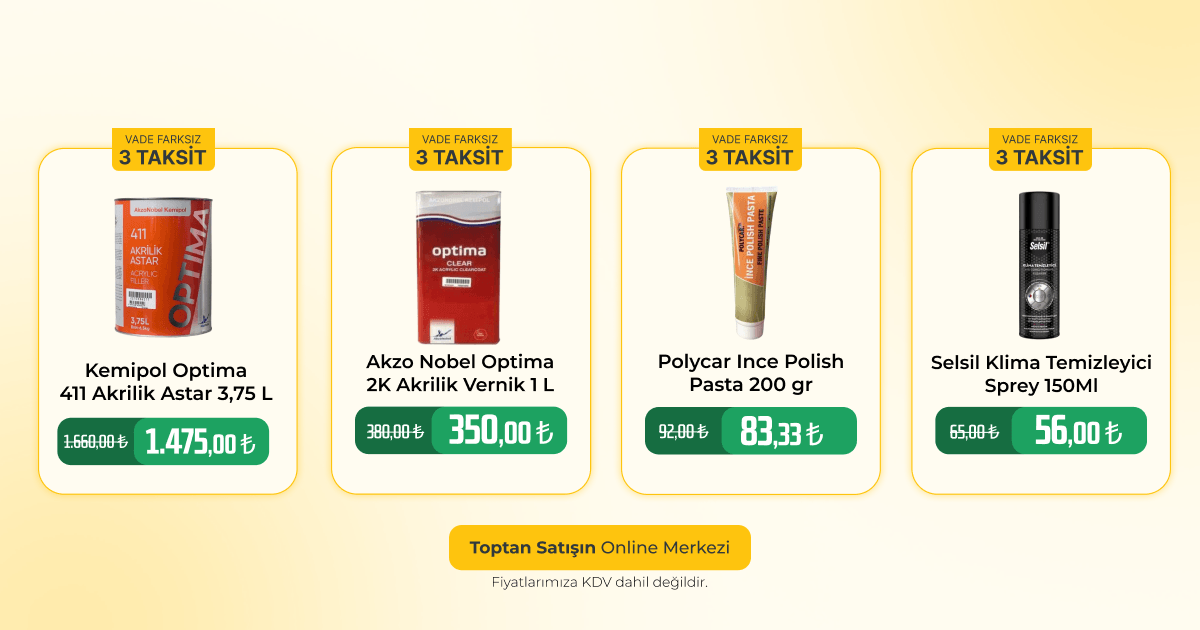 Oto bakım ürünleri