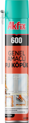 Akfix 600PU Pipetli Köpük 600gr - Akfix