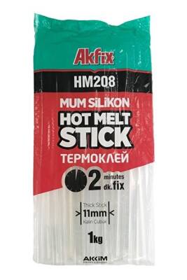 Akfix Kalın Mum Silikon Sıcak Silikon 1 Kg - 1