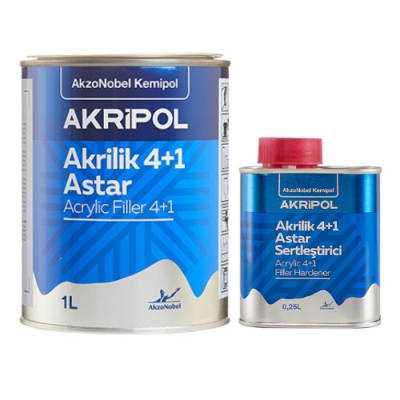 Akzo Nobel Kemipol Akripol 4+1 Astar 2,5 Lt Sertleştiricili Takım - 1