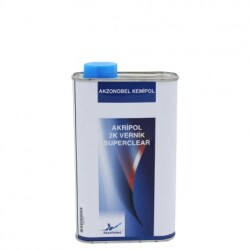 Akzo Nobel Kemipol Akripol Super Clear 2K Akrilik Vernik 1 Litre - 1