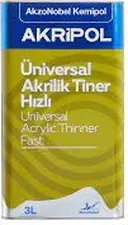 AkzoNobel Akrilik Tiner Hızlı 3Lt - 1