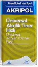 AkzoNobel Akrilik Tiner Hızlı 3Lt - 1