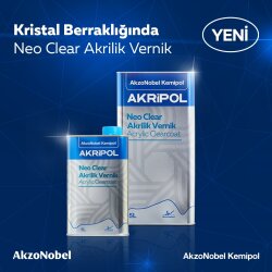 AkzoNobel Akripol Neo Clear 2k Akrilik Vernik 1 Litre - 2