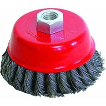 Burgulu Çanak Tel Fırça 100 mm (Paket = 10 Adet) - 1