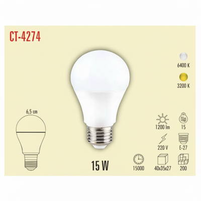 Cata CT-4274 15W 1550lm Led Ampul Beyaz - 2