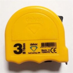 Dekor DKR 3m x 16mm Şerit Metre Kod 294 - 3