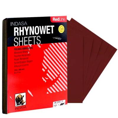 İndasa Su Zımpara 800 Kum Rhynowet Red Line 230 x 280 (Paket = 50 Adet) - 1