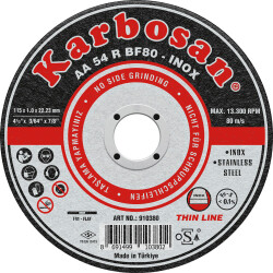 Karbosan Inox Thinline Kesici 115x1x22.23 mm
