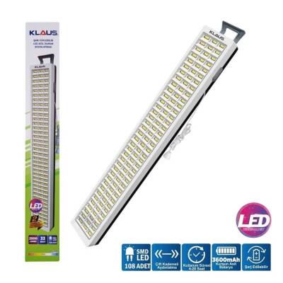 Klaus Acil Aydınlatma Işıldak 33W 3600MAH İp Anahtar 2500 lumen - 1