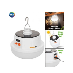 KLAUS GÜNEŞ PANELLİ KAMP LAMBASI 5W 280LUMEN 2400 - 3
