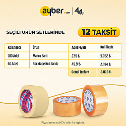 Makro Bant + Rocktape Koli Bandı | Ürün Seti | 12 Taksit - AYBER
