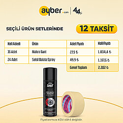 Makro Bant + Selsil Balata Sprey | Ürün Seti | 12 Taksit - AYBER