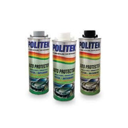 Politek Gri Pütür 1 Litre Kauçuk Esaslı Oto Pütür - 1
