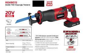 Rodex 9072 Çift Akülü Tilki Kuyruğu Testere - 1