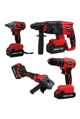 Rodex Akülü 4'lü Makine Seti RDX3004 - 1