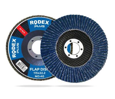Rodex Zirkonyum Oksit P 60 Kum 115 mm Flap Disk Zımpara - 2