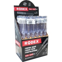 Rodex Kontrol Kalemi Düz 110-250V Şeffaf RKN210 - Rodex