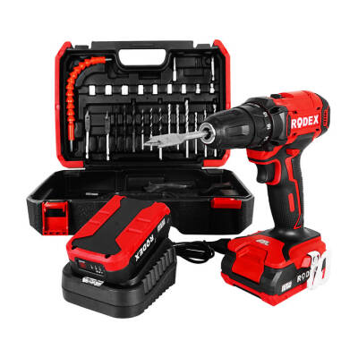 Rodex RDX3375A 35NM Tork Akülü Matkap Aksesuarlı Çantalı - 1
