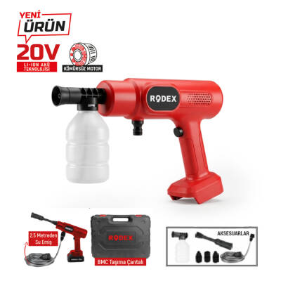 Rodex RDX7112 Akülü Basınçlı Yıkama Makinesi - 1