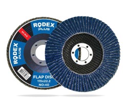 Rodex Zirkonyum Oksit P 80 Kum 115 mm Flap Disk Zımpara - 2