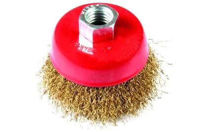 Saçaklı Çanak Tel Fırça 100 mm - 1