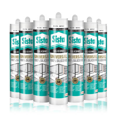 Sista Universal Silikon Beyaz 280 ml (Koli = 20 Adet) - 2