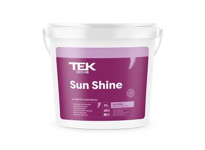 Tek Boya Sun Shine Su Bazlı Dış Cephe Vernik 2,5 lt