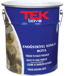 Tek Boya Endüstriyel Son Kat Boya Parlak Siyah 1/1 - 1