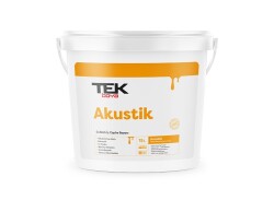 Tek Boya Akustik Su Bazlı Parlak İç Cephe Boyası Beyaz 0,75 lt