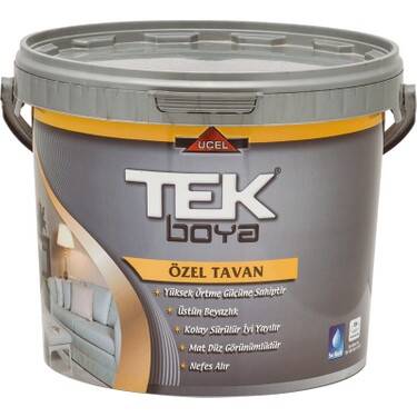 Tek Boya Özel Tavan Plastik Boya 3/1 - 1